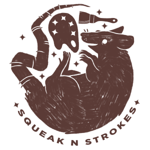 squeak n strokes logo - Kate B